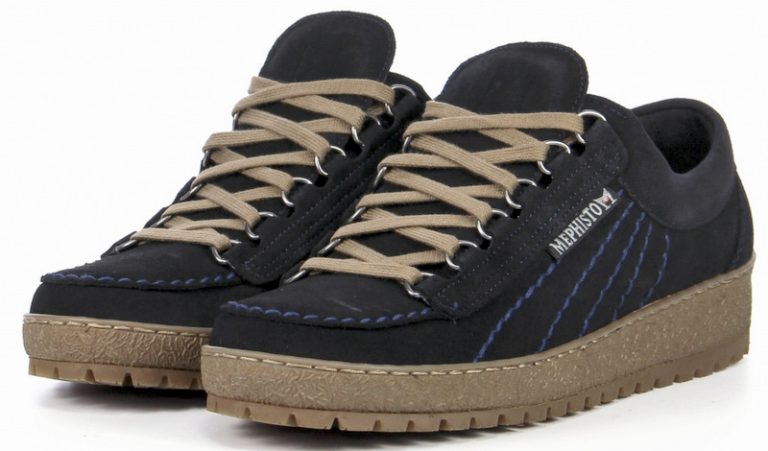 Mephisto RAINBOW blauw nubuck